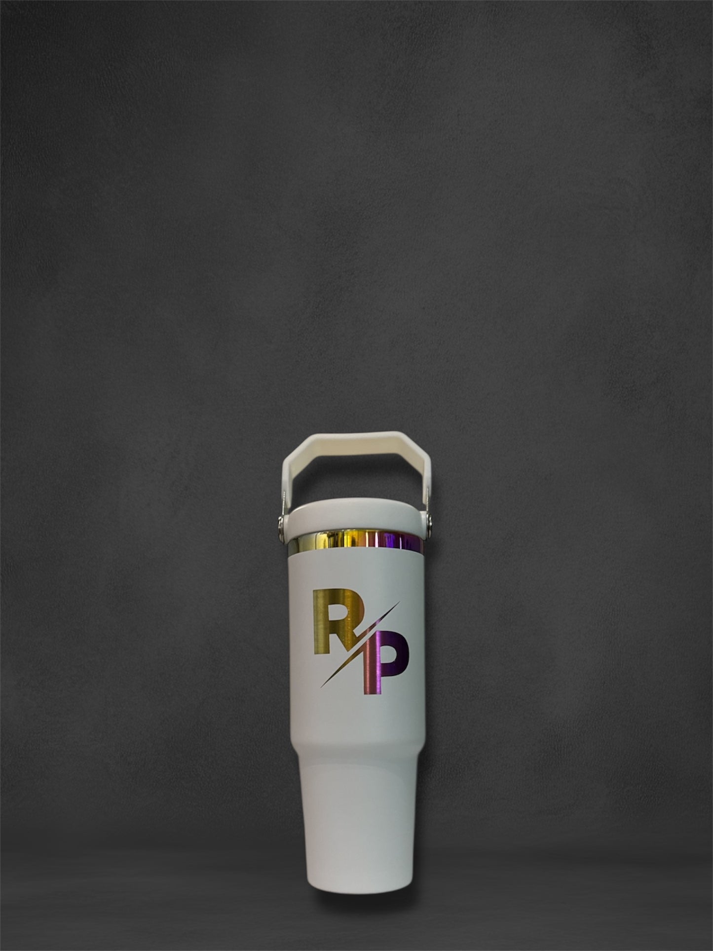 30oz Rainbow Plated Tumbler