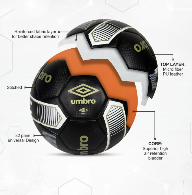 Umbro NFHS Match Certified Tempest Soccer Ball