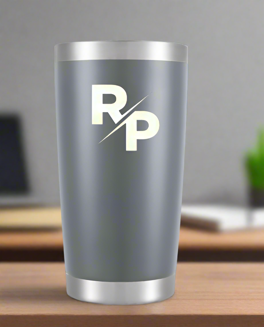 20oz Tumbler with Stainless Steel Straw